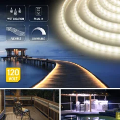 RibbonFlex Pro White 120V Outdoor LED Strip Light -Led accessories Shop RibbonFlex Pro 120V Outdoor Strip Light icons