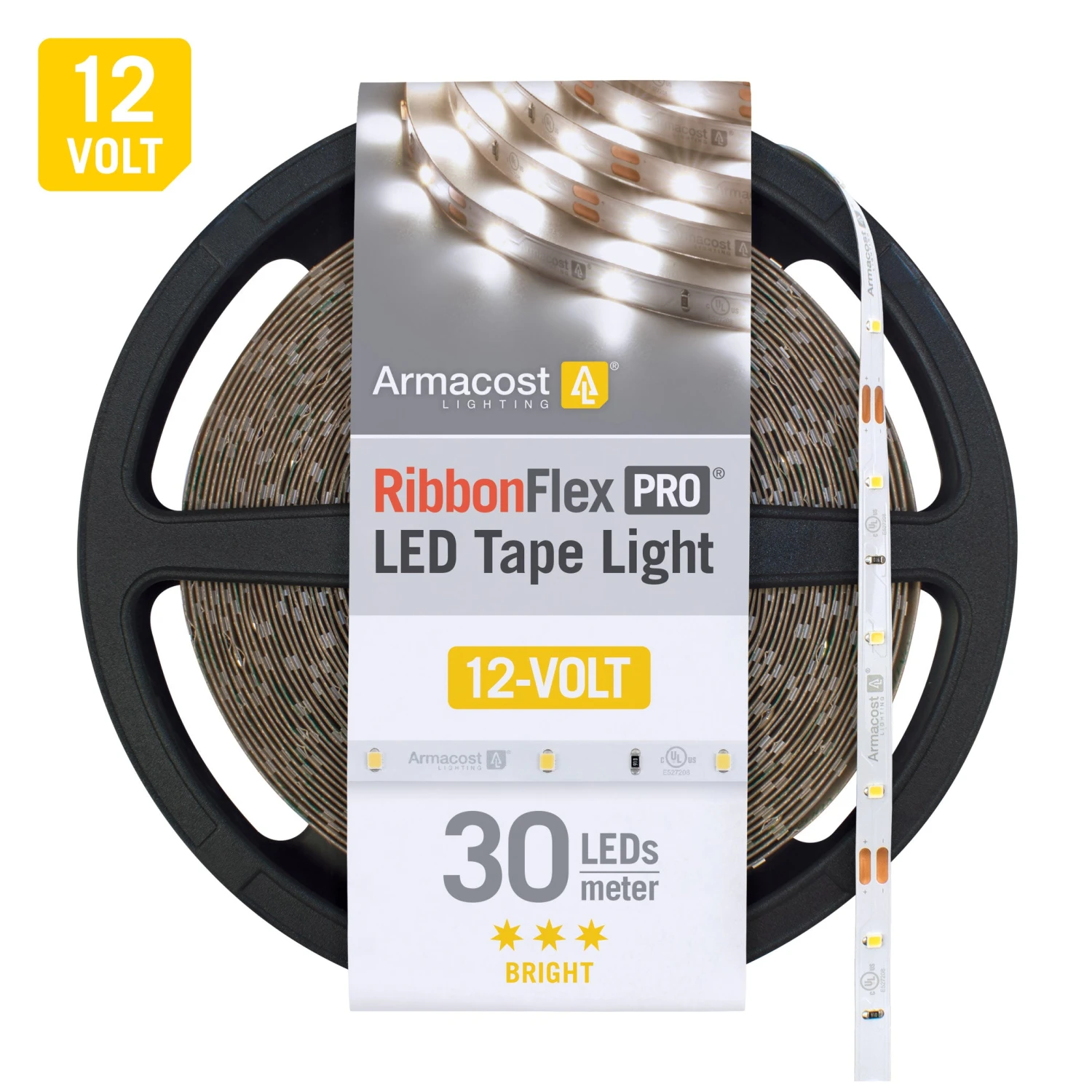 RibbonFlex Pro 12V White LED Strip Light Tape 30/60/120 LEDs/m 2 RibbonFlex Pro 12V White LED Strip Light Tape 30/60/120 LEDs/m - Image 2