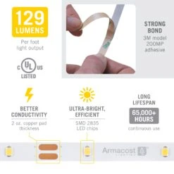 RibbonFlex Pro 12V White LED Strip Light Tape 30/60/120 LEDs/m 24 RibbonFlex Pro 12V White LED Strip Light Tape 30/60/120 LEDs/m -Led accessories Shop RibbonFlex Pro 12V White 30 specs 34baa792 3442 4757 92e1 1a60f99a1a82