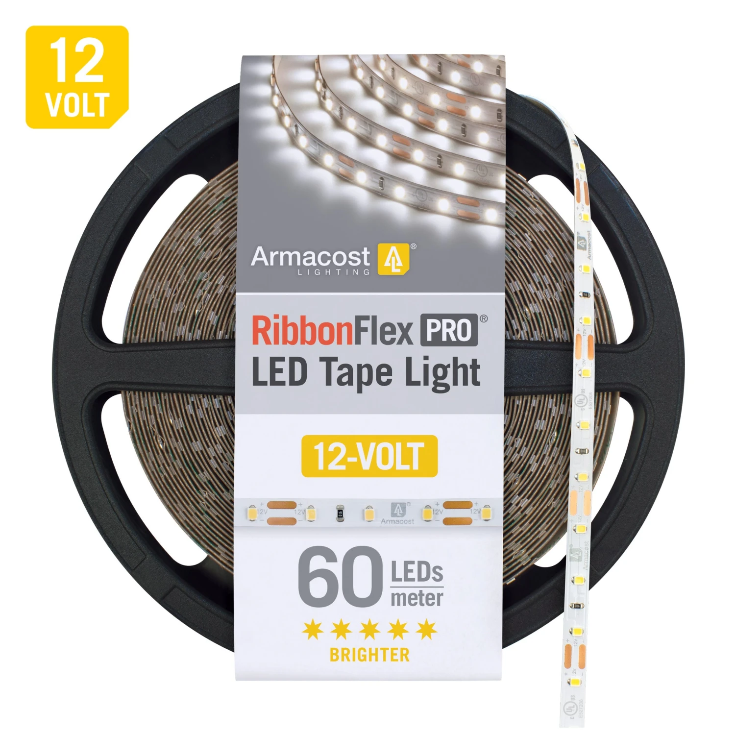 RibbonFlex Pro 12V White LED Strip Light Tape 30/60/120 LEDs/m 10 RibbonFlex Pro 12V White LED Strip Light Tape 30/60/120 LEDs/m - Image 10