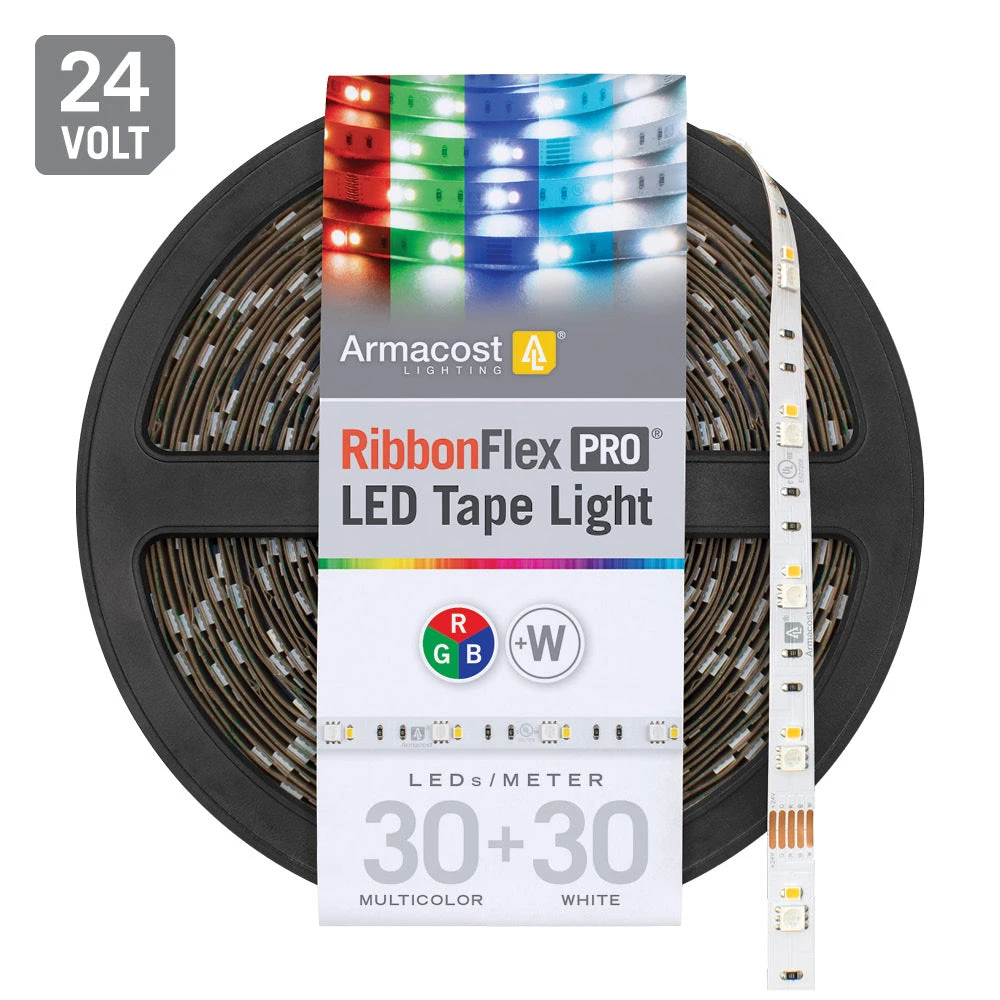 RibbonFlex Pro 24V RGB+W LED Strip Light Tape 30+30/60+60 LED/m 2 RibbonFlex Pro 24V RGB+W LED Strip Light Tape 30+30/60+60 LED/m - Image 2