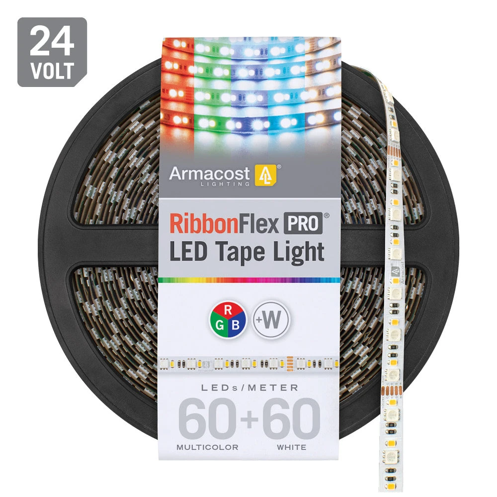 RibbonFlex Pro 24V RGB+W LED Strip Light Tape 30+30/60+60 LED/m 9 RibbonFlex Pro 24V RGB+W LED Strip Light Tape 30+30/60+60 LED/m - Image 9