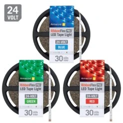 RibbonFlex Pro 24V Single Color LED Strip Light Tape 30 LED/m