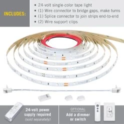 RibbonFlex Pro 24V Single Color LED Strip Light Tape 30 LED/m -Led accessories Shop RibbonFlex Pro 24V Single Color 30 contents AL