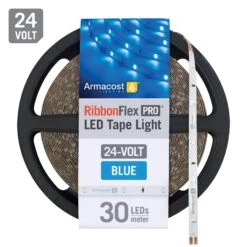 RibbonFlex Pro 24V Single Color LED Strip Light Tape 30 LED/m -Led accessories Shop RibbonFlex Pro 24V Single Color Blue 30