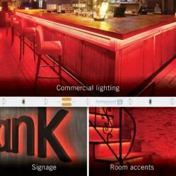 RibbonFlex Pro 24V Single Color LED Strip Light Tape 30 LED/m -Led accessories Shop RibbonFlex Pro 24V Single Color Red 30 uses