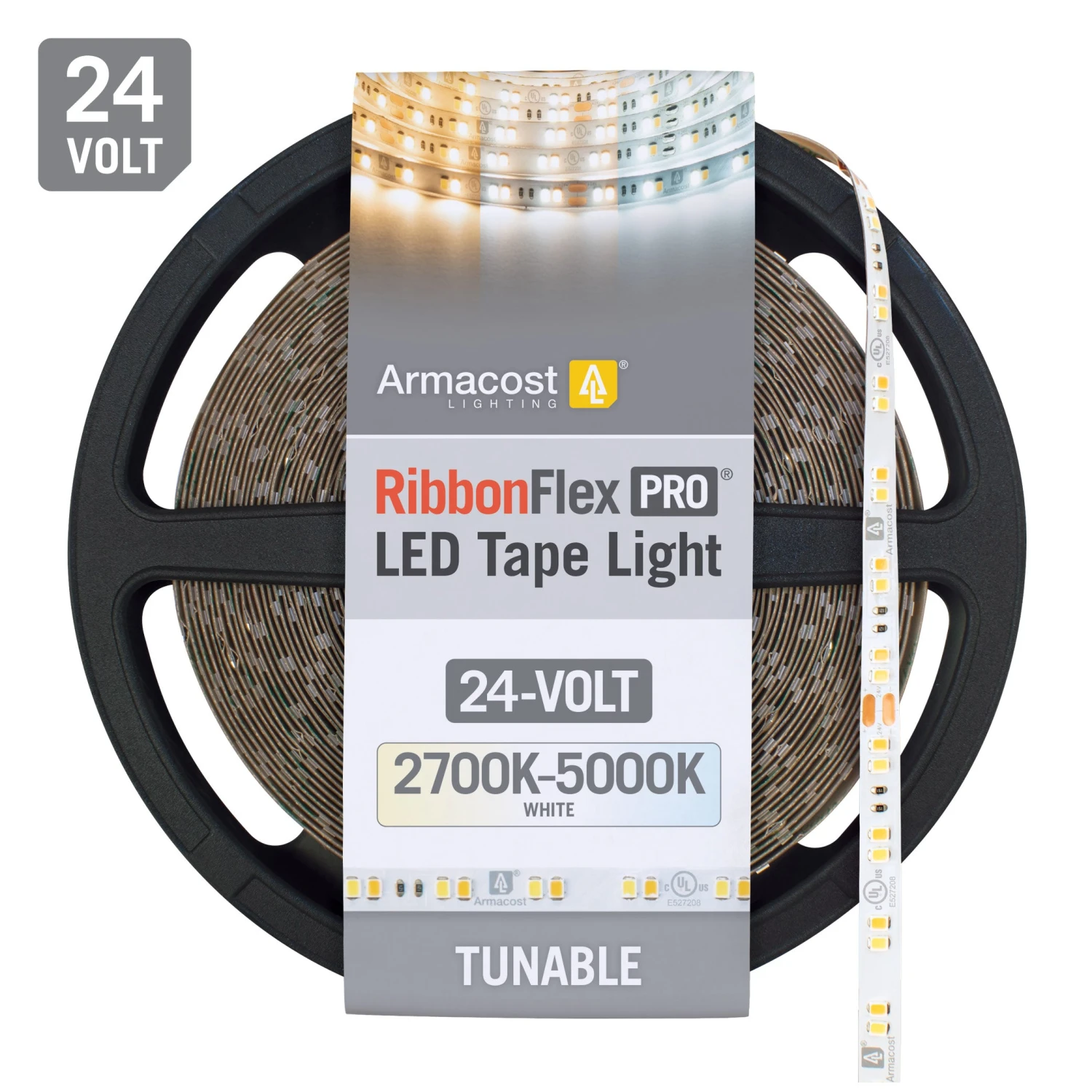 RibbonFlex Pro 24V White CCT Tunable LED Strip Light Tape 2 RibbonFlex Pro 24V White CCT Tunable LED Strip Light Tape - Image 2