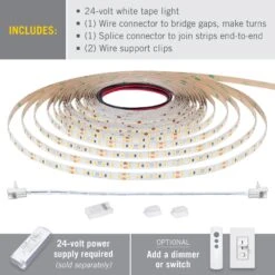 RibbonFlex Pro 24V White LED Strip Light Tape 30/60/120 LED/m -Led accessories Shop RibbonFlex Pro 24V White 120 contents 378c5bda 00c7 4e0b 9bbb 45f23917f10c