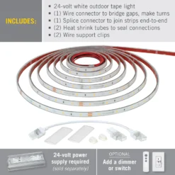 RibbonFlex Pro 24V White Outdoor LED Strip Light Tape 30/60 LED/m 17 RibbonFlex Pro 24V White Outdoor LED Strip Light Tape 30/60 LED/m -Led accessories Shop RibbonFlex Pro 24V White 30 outdoor IP67 contents