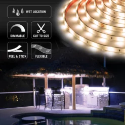 RibbonFlex Pro 24V White Outdoor LED Strip Light Tape 30/60 LED/m -Led accessories Shop RibbonFlex Pro 24V White 30 outdoor IP67 icons