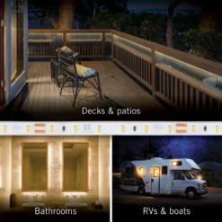 RibbonFlex Pro 24V White Outdoor LED Strip Light Tape 30/60 LED/m 26 RibbonFlex Pro 24V White Outdoor LED Strip Light Tape 30/60 LED/m -Led accessories Shop RibbonFlex Pro 24V White 60 outdoor IP67 locations