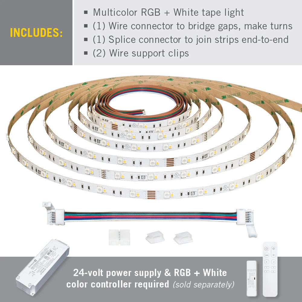 RibbonFlex Pro 24V RGB+W LED Strip Light Tape 30+30/60+60 LED/m 4 RibbonFlex Pro 24V RGB+W LED Strip Light Tape 30+30/60+60 LED/m - Image 4