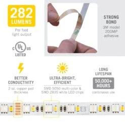 RibbonFlex Pro 24V RGB+W LED Strip Light Tape 30+30/60+60 LED/m 29 RibbonFlex Pro 24V RGB+W LED Strip Light Tape 30+30/60+60 LED/m -Led accessories Shop RibbonFlex Pro RGB W 60 60 specs