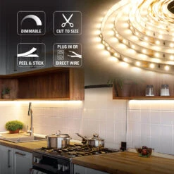 RibbonFlex Pro 12V 3000K Soft White LED Strip Light Kit -Led accessories Shop RibbonFlex Pro White Tape Light Kit icons