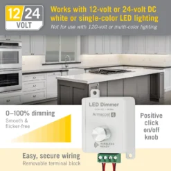 Rotary Knob LED Strip Light Dimmer -Led accessories Shop Rotary Knob LED Dimmer 511123 features