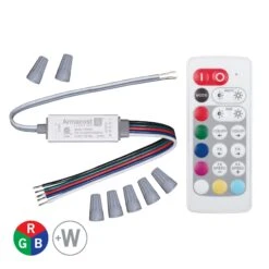 Slimline RGB+W Color And White LED Controller