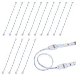 SureLock 2 Pin LED Strip Light Wire Lead Connector -Led accessories Shop SureLock 8in Tape to Tape Connector 2C 15pk 560726