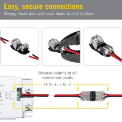 2 Pin LED Strip Light Wire To Wire Connectors -Led accessories Shop SureLock Pro 2C Wire to Wire Connector how to 83c561fe f3a3 4bee 98d4 674a427162ab