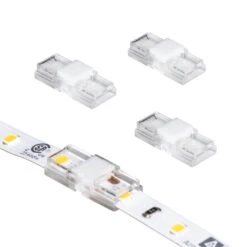 SureLock Pro 2 Pin LED Strip Light Tape To Tape Channel Connectors