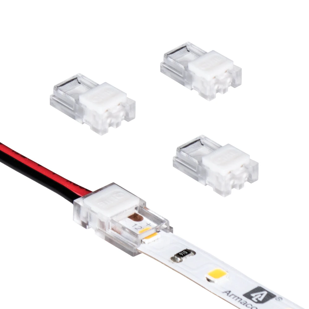 SureLock Pro 2 Pin Tape To Wire LED Strip Light Channel Connectors 1 SureLock Pro 2 Pin Tape To Wire LED Strip Light Channel Connectors