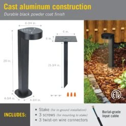 Teardrop Pathway LED Landscape Light 13 Teardrop Pathway LED Landscape Light -Led accessories Shop Teardrop Pathway Light 471110 dimensions