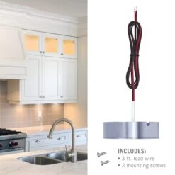 TriVue Under Cabinet LED Puck Light Recessed Downlight 14 TriVue Under Cabinet LED Puck Light Recessed Downlight -Led accessories Shop TriVue Dimmable LED Puck Light contents