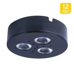 TriVue Under Cabinet LED Puck Light Recessed Downlight 16 TriVue Under Cabinet LED Puck Light Recessed Downlight -Led accessories Shop TriVue LED Puck Light matte black 12V