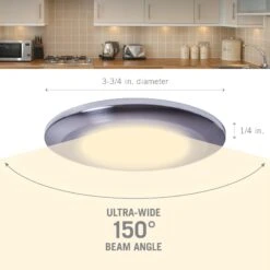 Wafer Thin Under Cabinet LED Puck Light -Led accessories Shop Wafer Puck Light dimensions