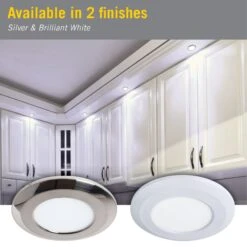 Wafer Thin Under Cabinet LED Puck Light -Led accessories Shop Wafer Puck Light finishes