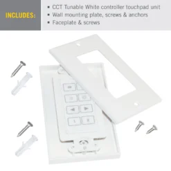 Wireless Light Switch For CCT Tunable White LED Lights -Led accessories Shop Wall Mount Wireless Touchpad for CCT Tunable White Controllers 523423 contents