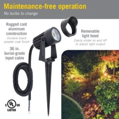 White LED Landscape Lights With Spike 19 White LED Landscape Lights With Spike -Led accessories Shop White 3W LED Landscape Light with Spike 4129234 maintenance free eac15ada f2af 460f 8378 2ec7fade673e