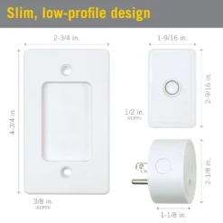 Wireless Remote Control Light Switch -Led accessories Shop Wireless Switch 940008 dimensions