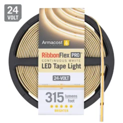 RibbonFlex Pro 24V White COB LED Strip Light Tape -Led accessories Shop white cob led 315lm 1 main